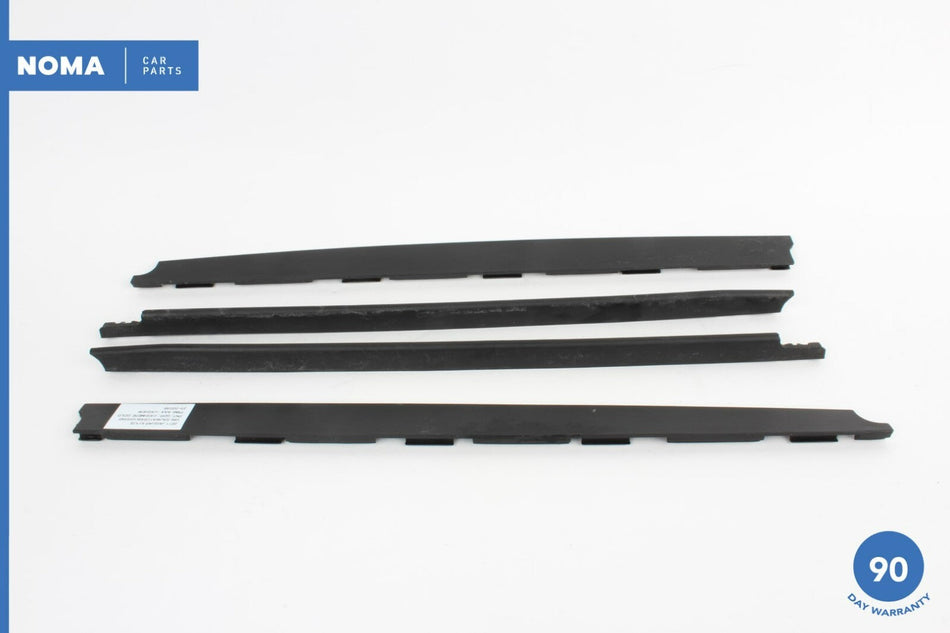 10-18 Jaguar XJL X351 Panoramic Sunroof Sun Roof Rail Side Trim Panel Set OEM