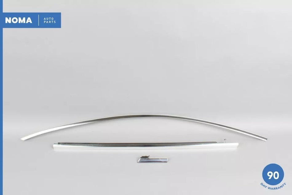 10-19 Jaguar X351 XJL XJ Front Left Door Exterior Window Molding Set Chrome OEM
