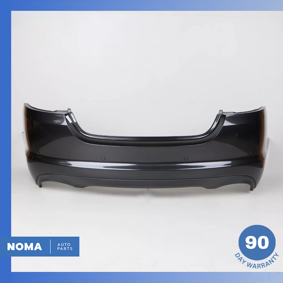 12-15 Jaguar X250 XF Base Rear Bumper Cover Assembly w/Park Assist Grey OEM
