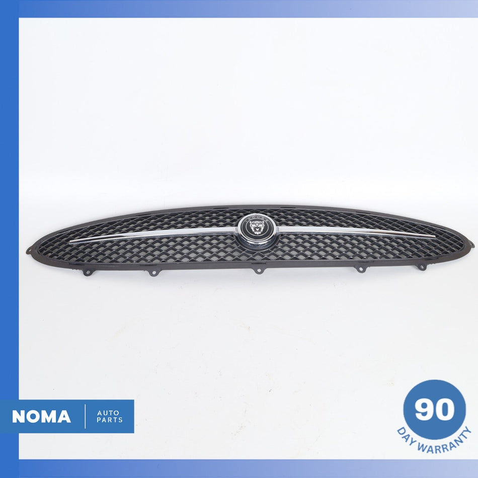 07-11 Jaguar X150 XK XKR Front Bumper Grill Grille Black w/ Emblem OEM