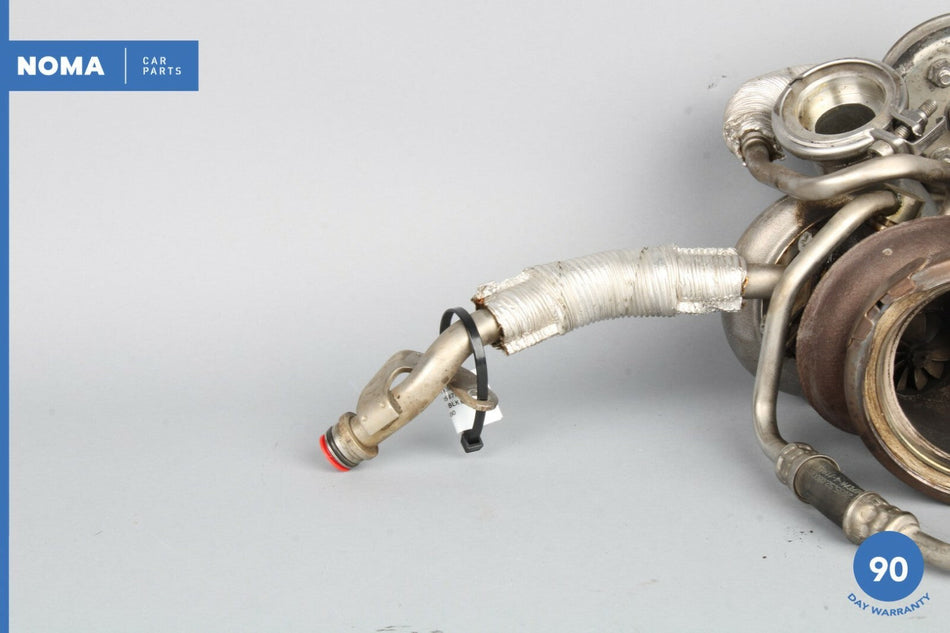 08-13 BMW 335i E92 E90 Rear Turbocharger w/ Exhaust Manifold & Hose 7593017 OEM