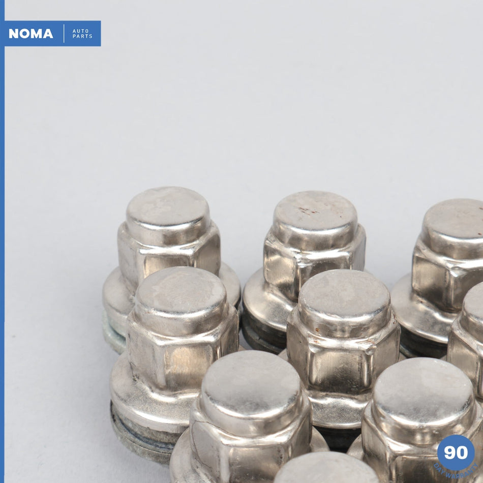 09-21 Jaguar XF X250 Wheel Lug Nuts Bolts Set of 20 1X431012AB OEM