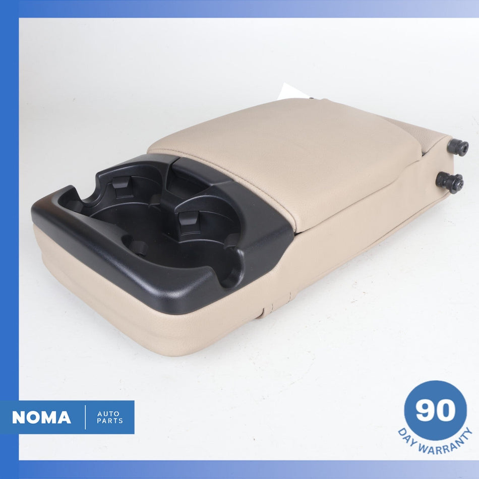08-15 Range Rover Evoque L538 LR2 Rear Seat Center Armrest Cup Holder Beige OEM