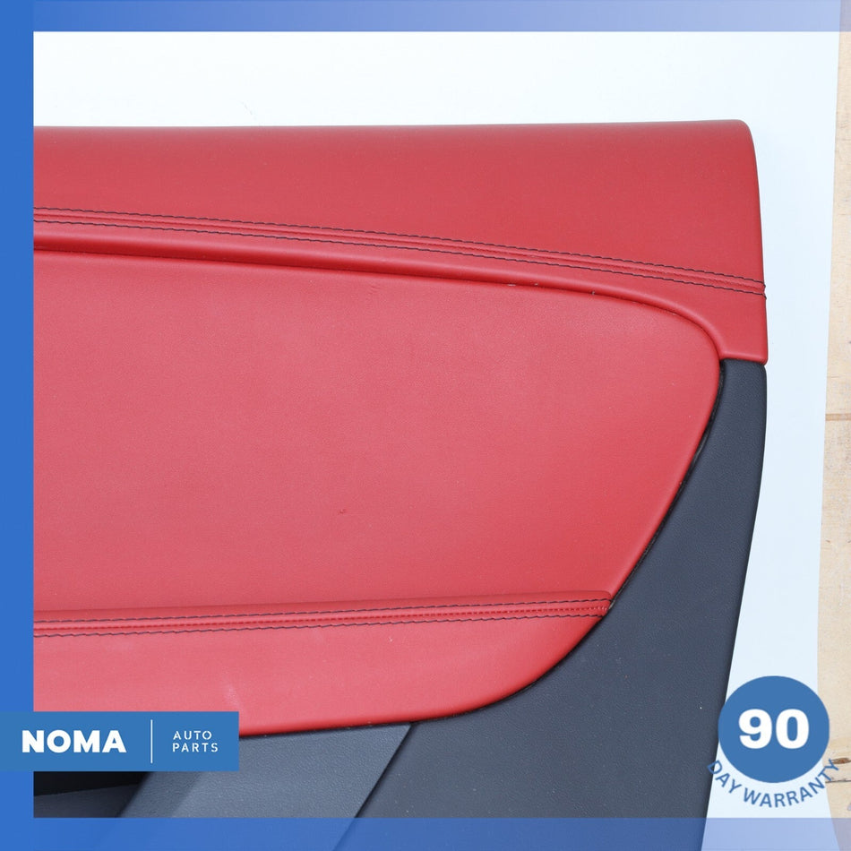 14-20 Jaguar X152 F-Type Right Side Interior Door Trim Panel Nappa Red OEM 16k