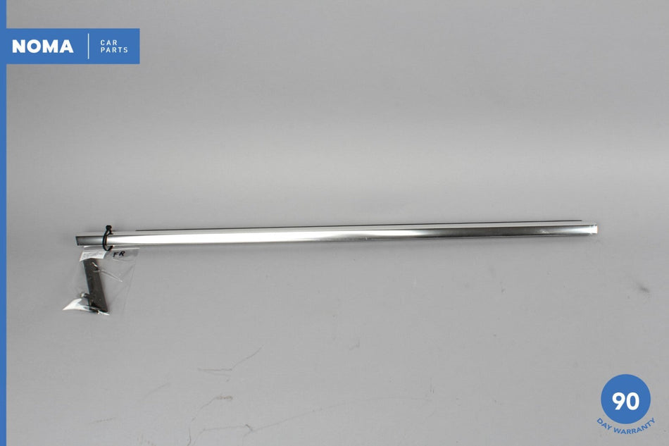 10-18 Jaguar XJ XJL X351 Front Right Door Exterior Window Molding Set Chrome OEM