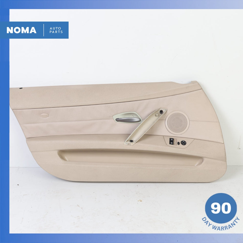 03-08 BMW E85 E86 Z4 Left Driver Side Interior Door Panel Beige OEM