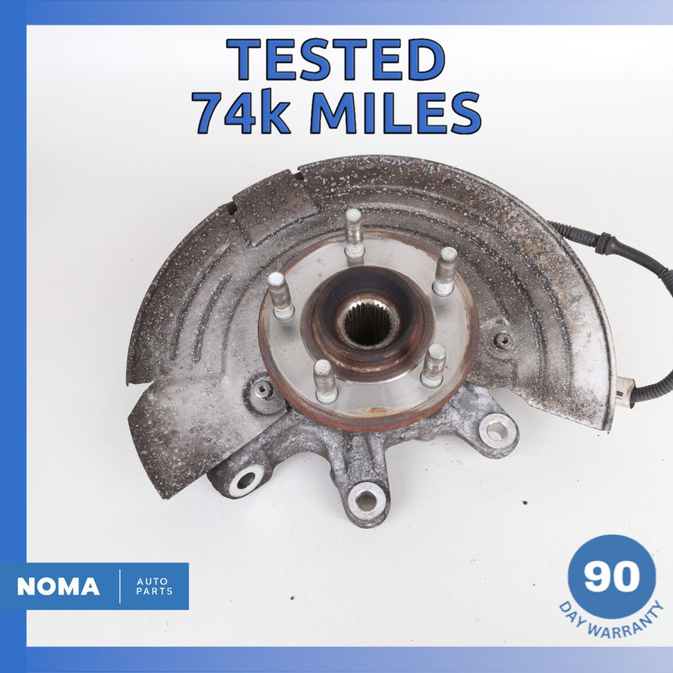 07-09 Jaguar X150 XK XKR Rear Right Side Spindle Knuckle Hub w/ Shield OEM 74k