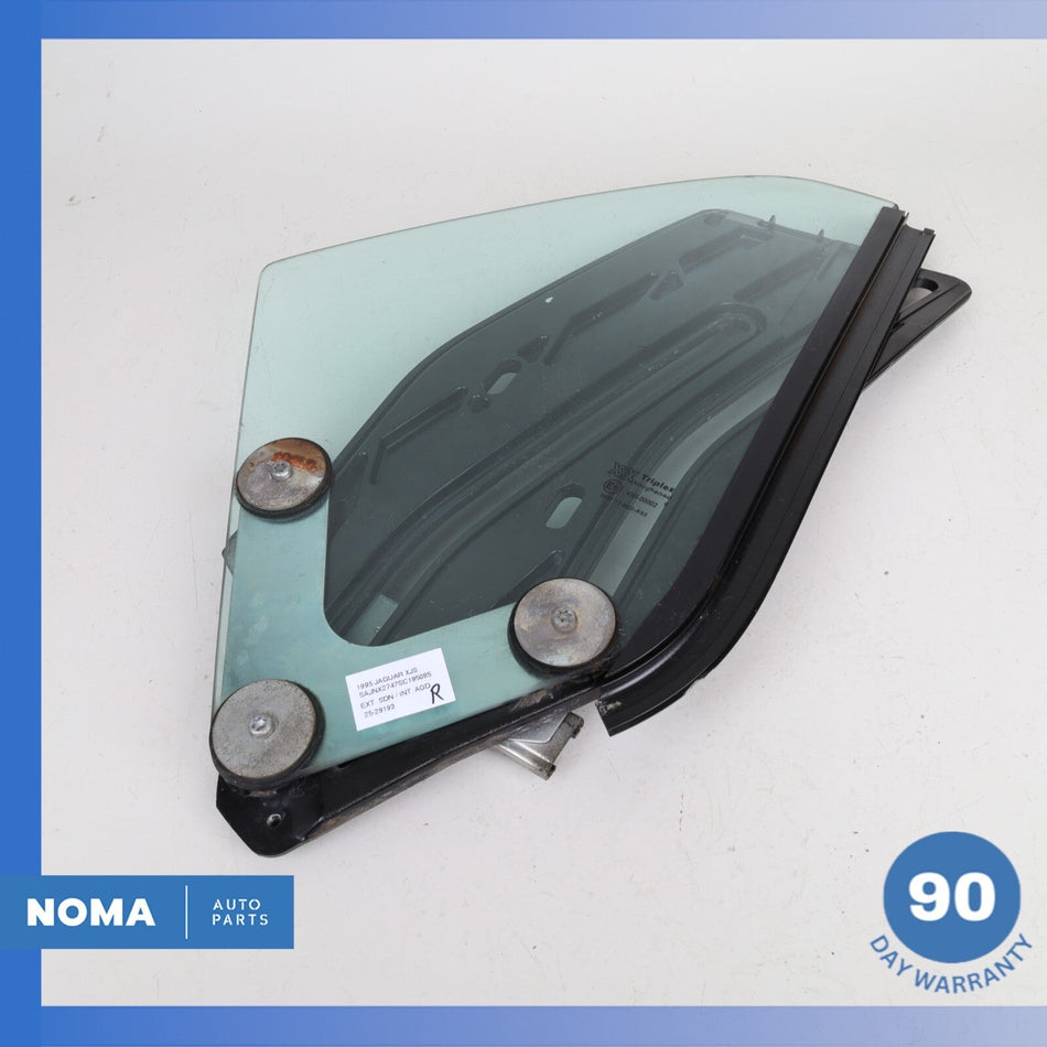 89-96 Jaguar XJS 2+2 Convertible Rear Right Passenger Quarter Window Glass OEM