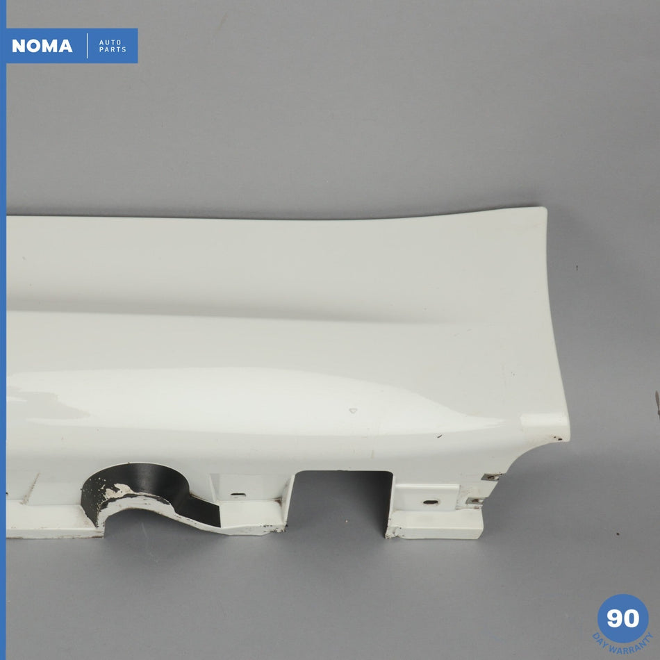 08-10 BMW 650i E64 Convertible Left Side Skirt Rocker Sill Moulding White OEM