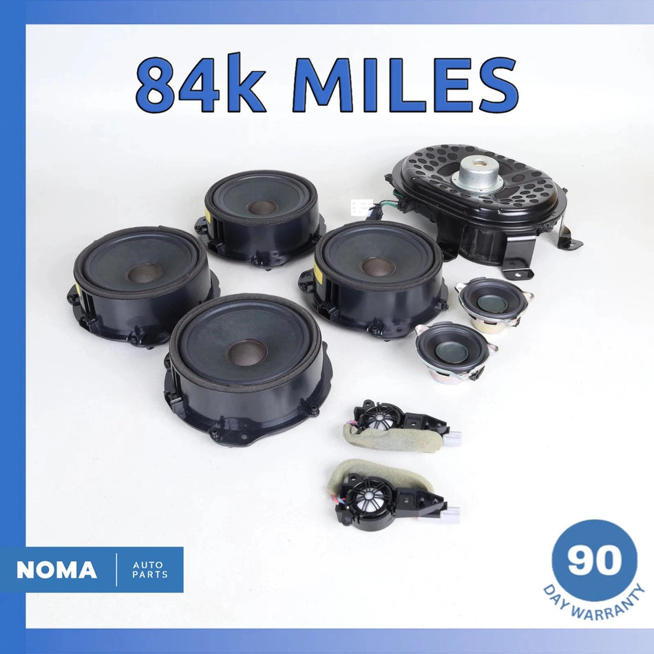 17-20 Jaguar X761 F-Pace 600W Hi-Line Premium Speaker Set GX7318808CC OEM 84k