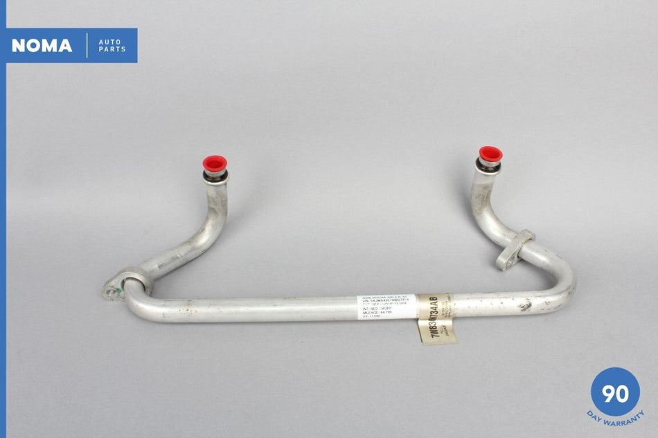 07-09 Jaguar XKR X150 4.2L S/C Engine Oil Fluid Twin Cooler Hose Line Pipe OEM