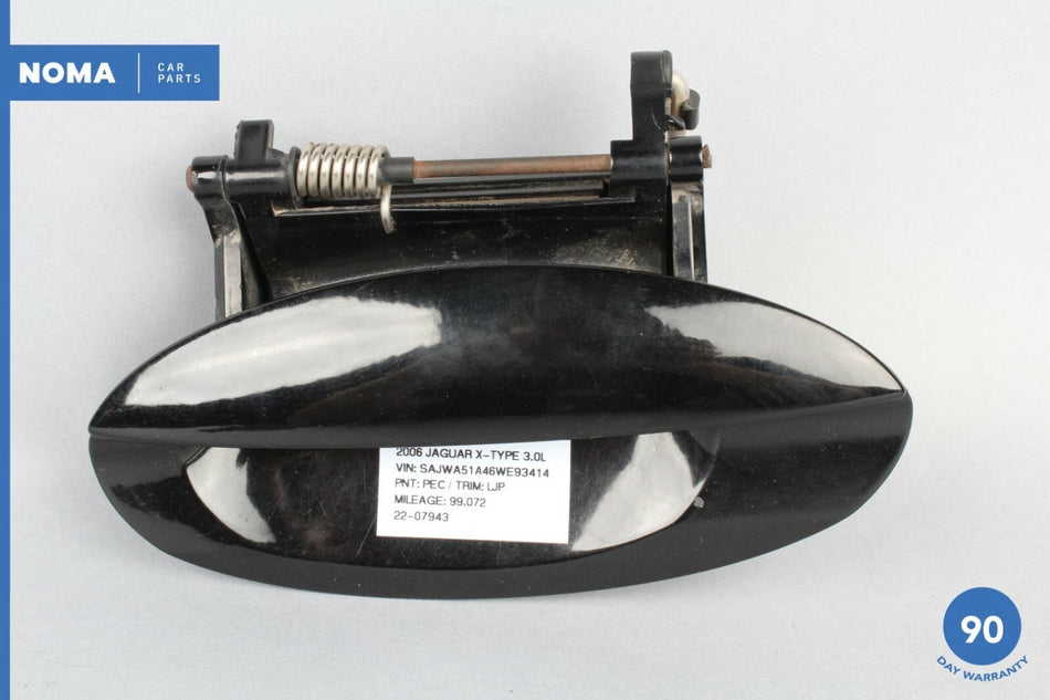 02-08 Jaguar X-Type X400 Rear Left Driver Side Exterior Door Handle PEC OEM