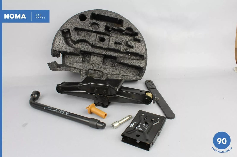 97-06 Jaguar X100 XK8 XKR Emergency Spare Tire Tool Kit w/ Case MJA6360AB OEM