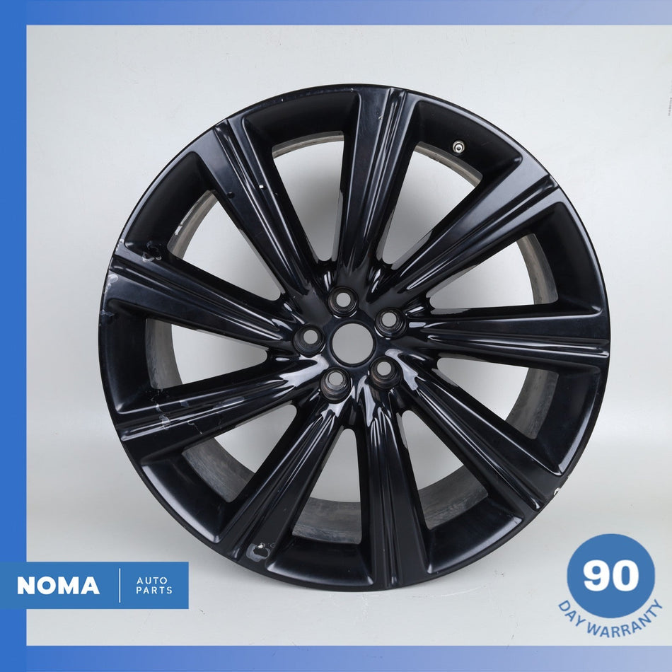 17-24 Jaguar X761 F-Pace Turbine 9 x R22 22" Wheel Rim Black OEM
