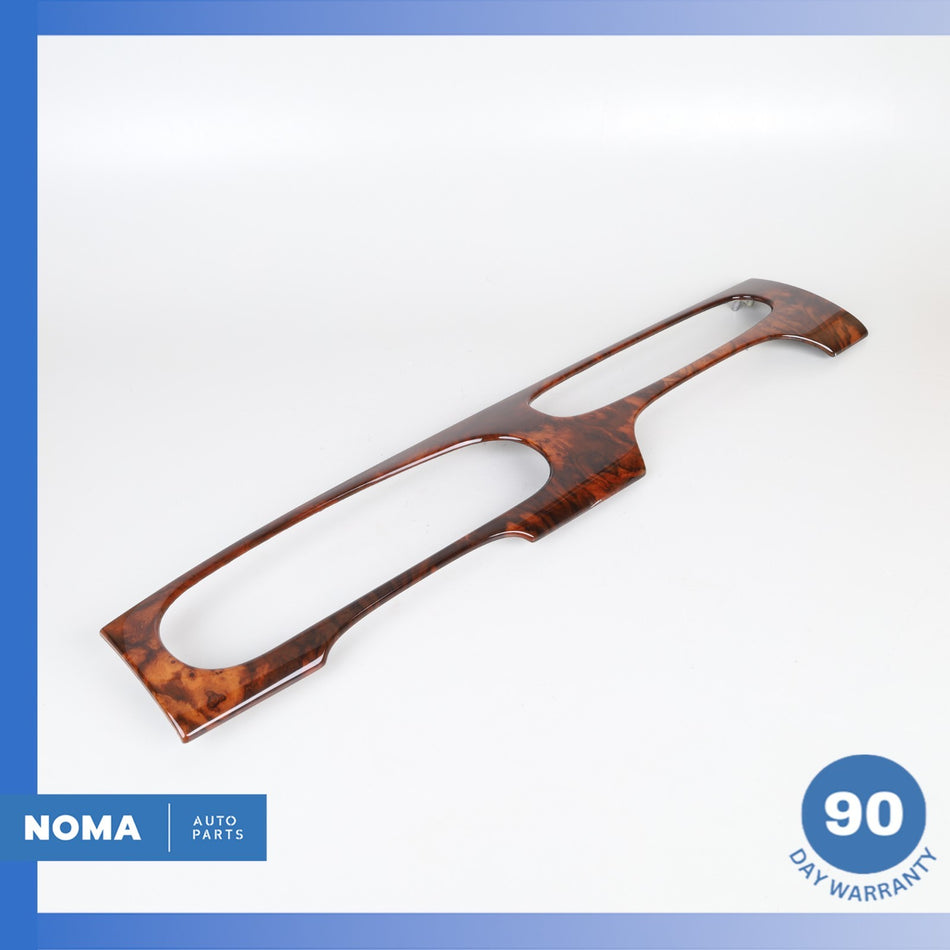 04-09 Jaguar X350 XJ8 XJR Dashboard Instrument Cluster Bezel Trim Wood OEM
