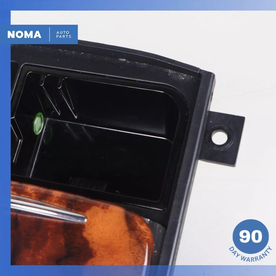 07-15 Jaguar X150 XK Center Console Ash Tray Storage Wood Cover Panel Trim OEM