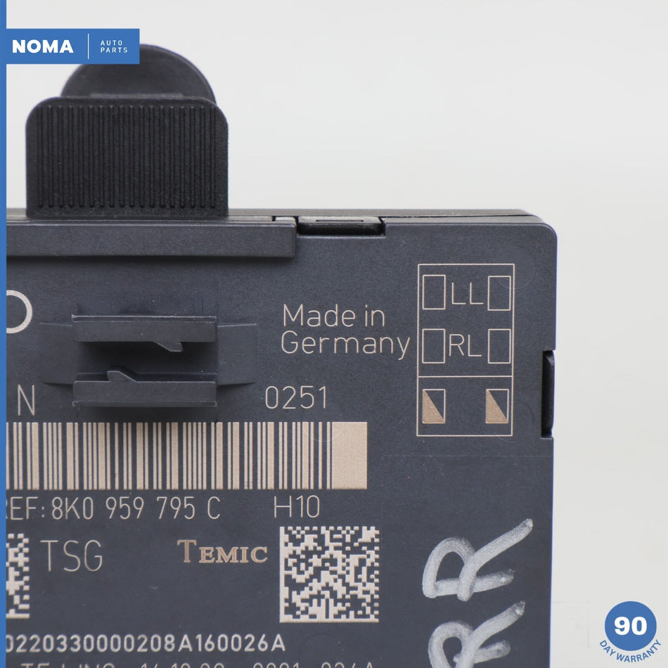 09-10 Audi A4 Q5 B8 Rear Left or Right Side Door Control Module 8K0959795C OEM