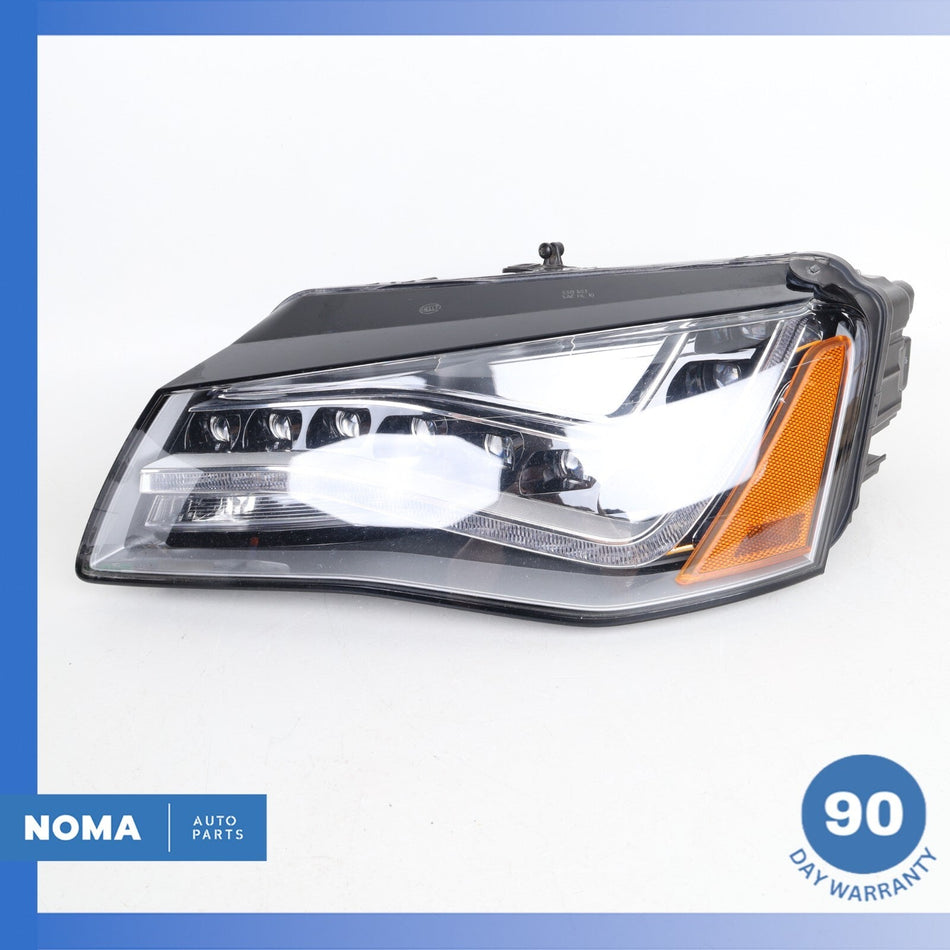 11-14 Audi D4 A8L Left Driver Side Headlight Lamp LED 4H0941029AJ OEM
