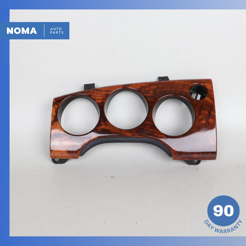 1999 Jaguar X100 XK8 Left Side Dash Instrument Cluster Bezel w/ Switch Wood OEM