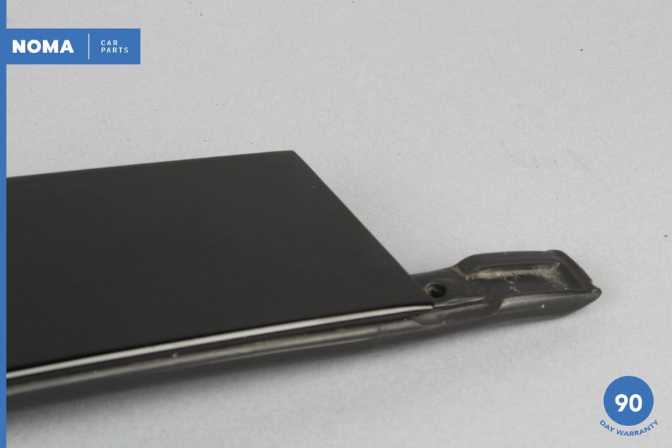 03-08 Jaguar S-Type X202 Front Left Side Outer Door B-Pillar Molding Black OEM