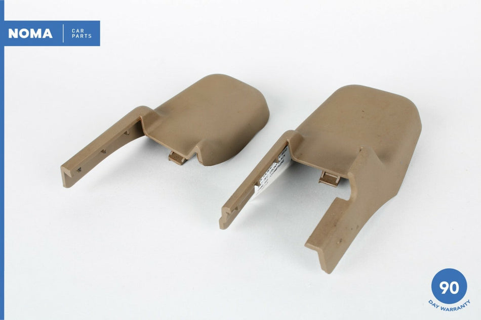 03-08 Jaguar S-Type X204 Front Left Driver Seat Rail Cover Trim SEL Set of 2 OEM