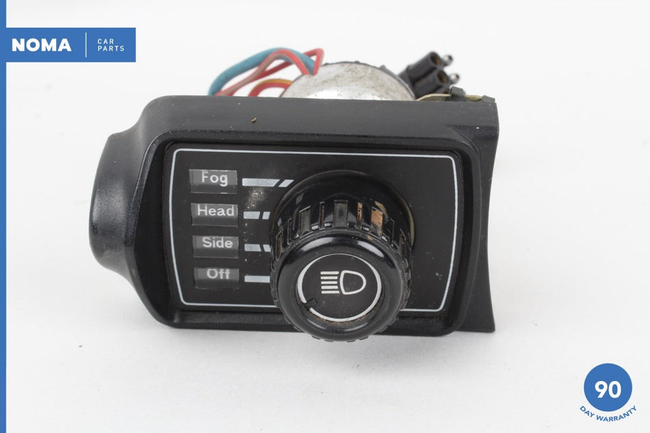 84-87 Jaguar XJ6 Vanden Plas Series III Headlight Fog Light OFF Panel Switch OEM