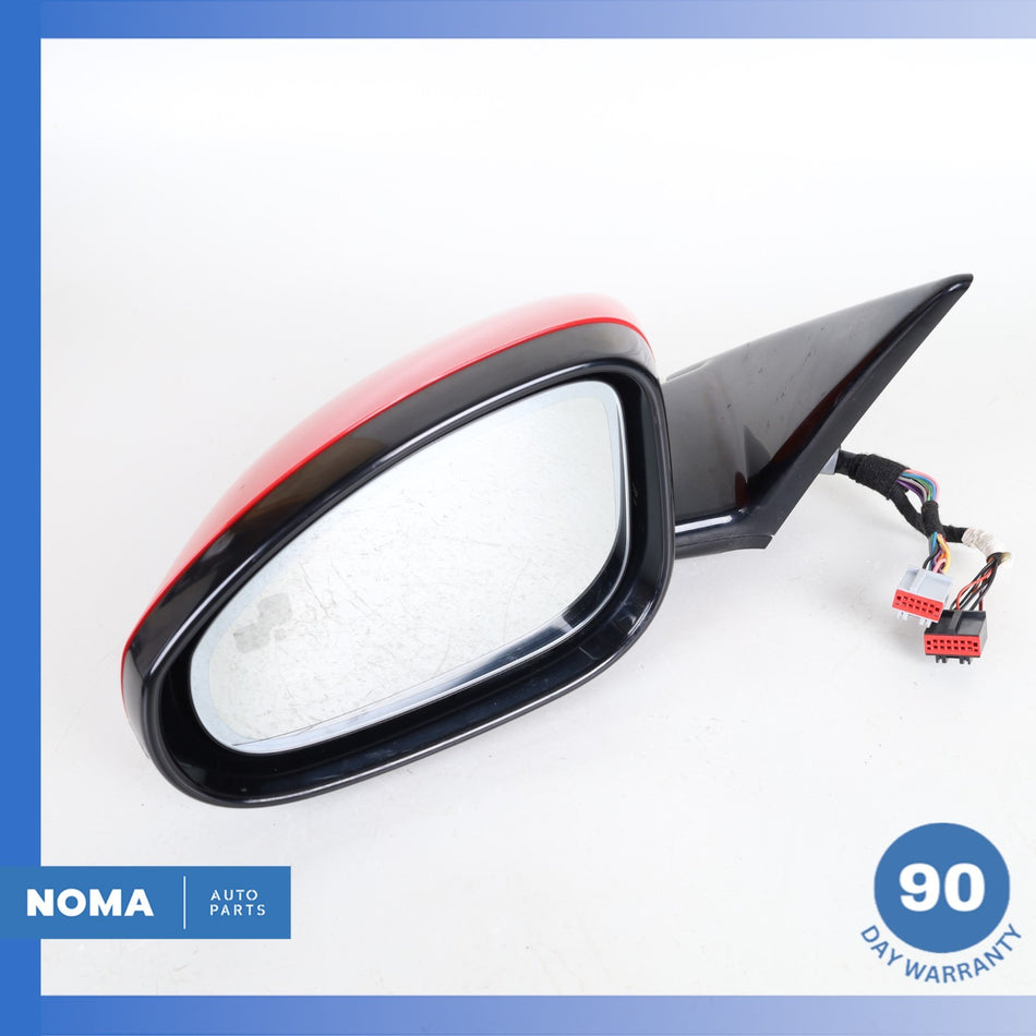 14-24 Jaguar X152 F-Type Left Side Rear View Door Mirror w/ Blind Spot OEM 38k