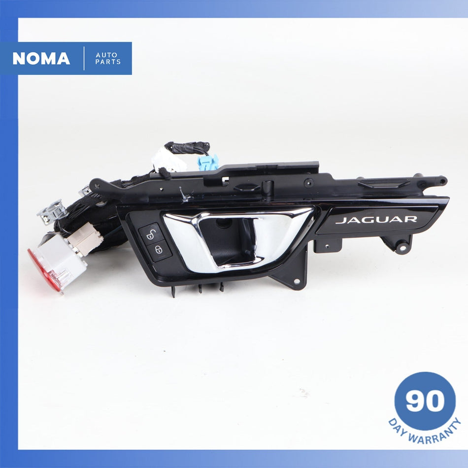 14-19 Jaguar X351 XJ XJR Right Passenger Interior Door Handle w/ Lock Switch OEM