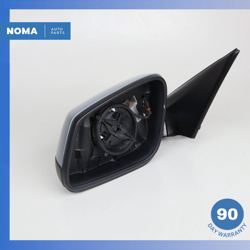 2013 BMW F10 ActiveHybrid 5 Left Side Rear View Door Mirror Blue OEM