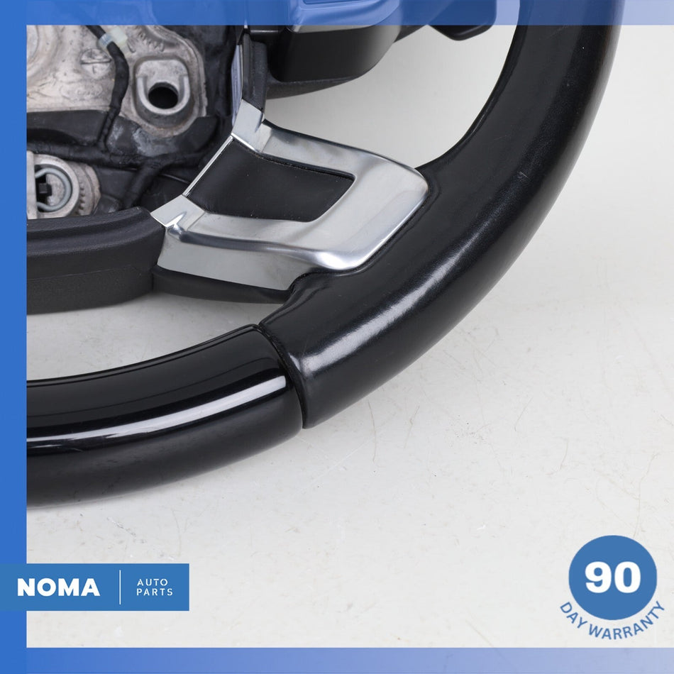 13-22 Land Rover Range Rover L405 Leather Steering Wheel Black w/ Switches OEM