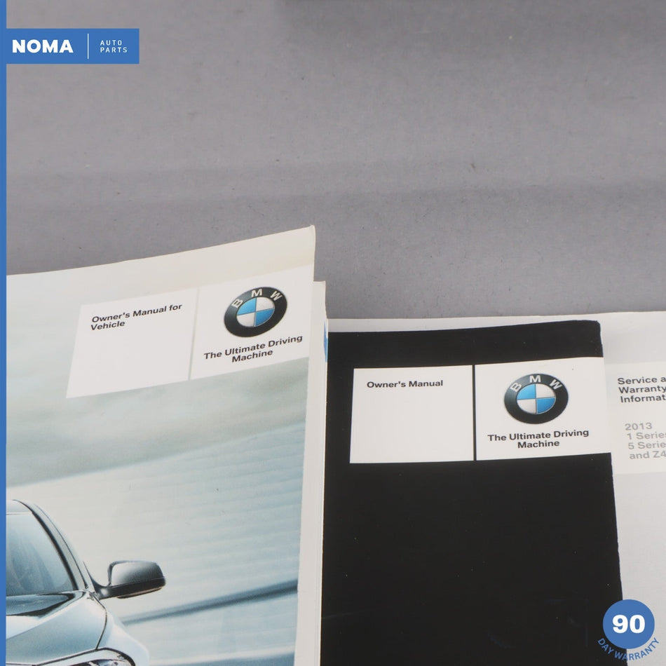 2013 BMW 528i F10 Sedan Owner's Manual Handbook w/ Care Books & Folder OEM