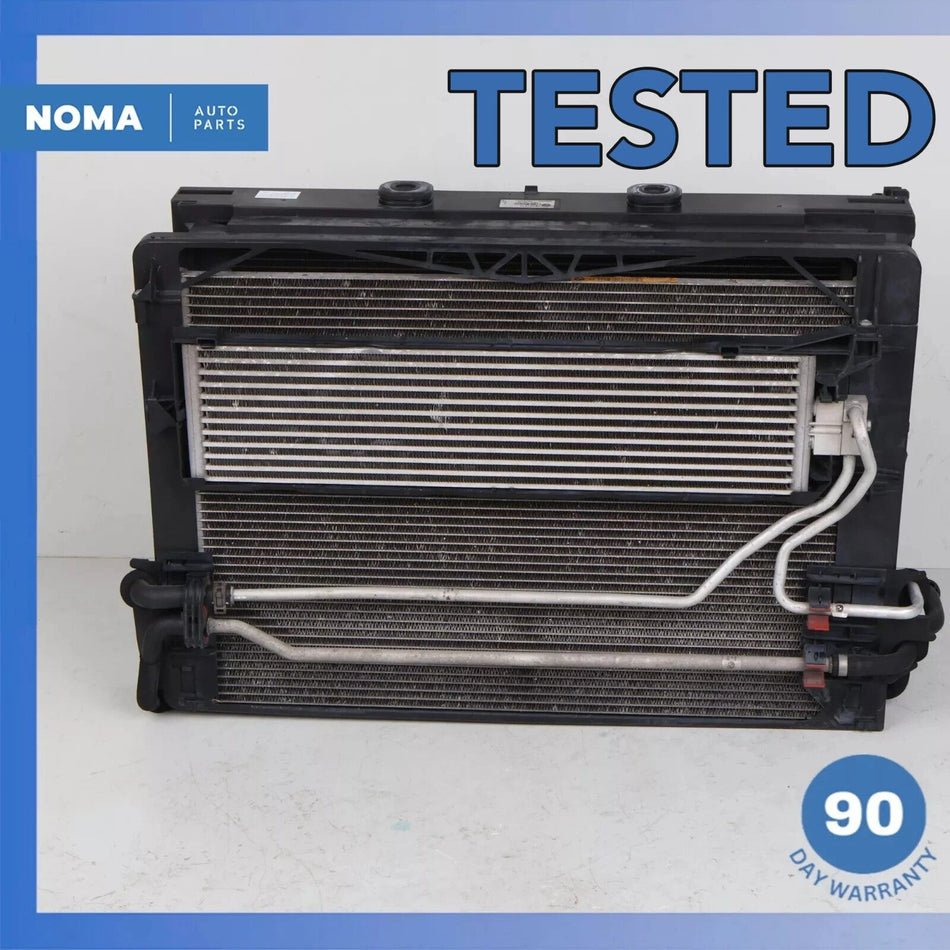 12-16 BMW ActiveHybrid 5 7 Cooling Radiator Intercooler AC A/C Condenser OEM