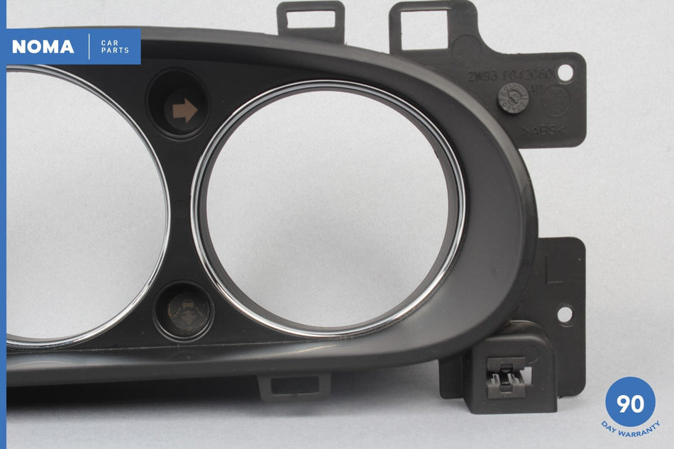 04-09 Jaguar XJ8 VDP X350 X358 Instrument Cluster Bezel Trim Panel Casing OEM