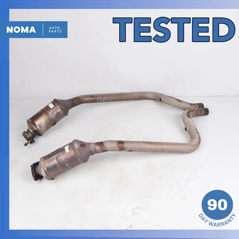 16-20 Jaguar X260 XF RWD 3.0L Left & Right Side Exhaust Downpipe Set OEM