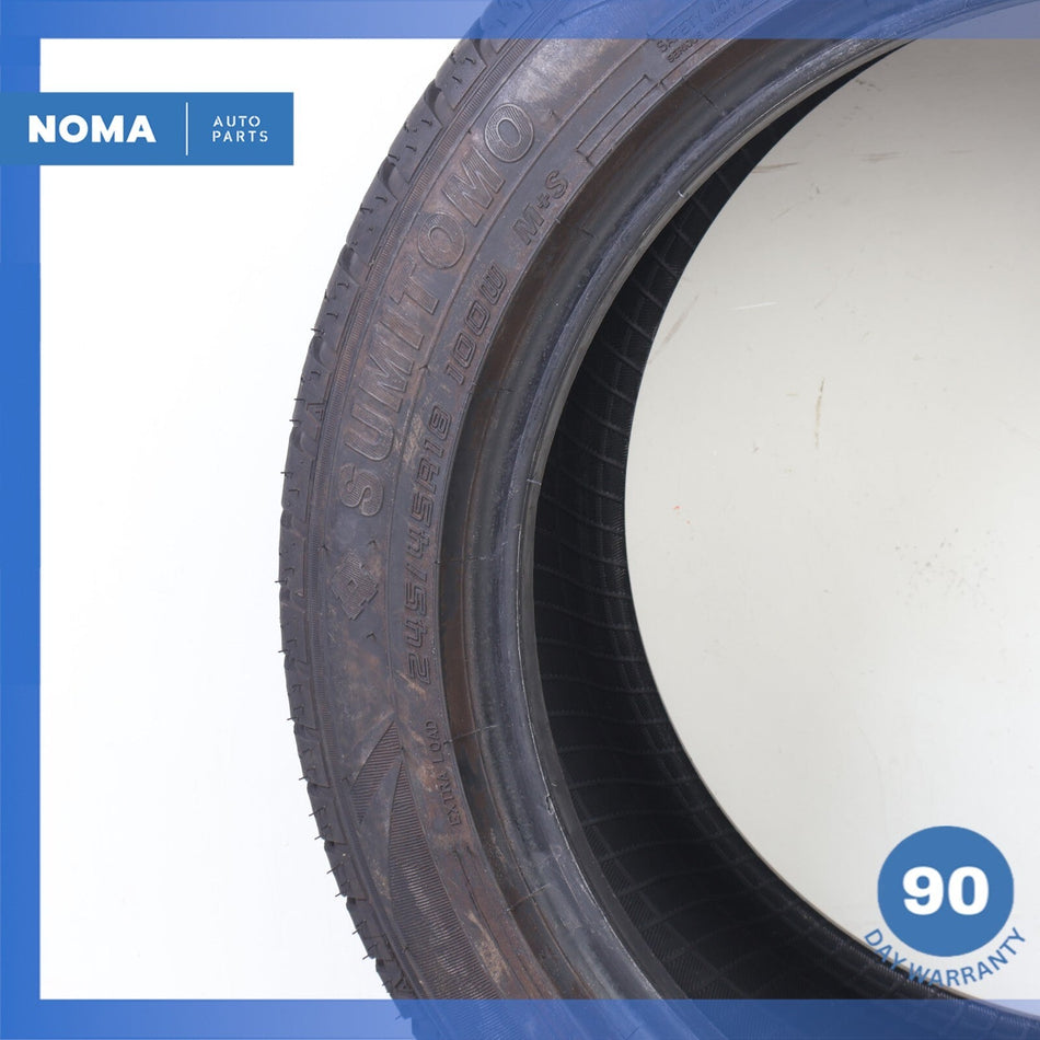 245/45 R18 Sumitomo HTR A/S P03 245 45 18 100W 7/32" DOT 4820 Tire