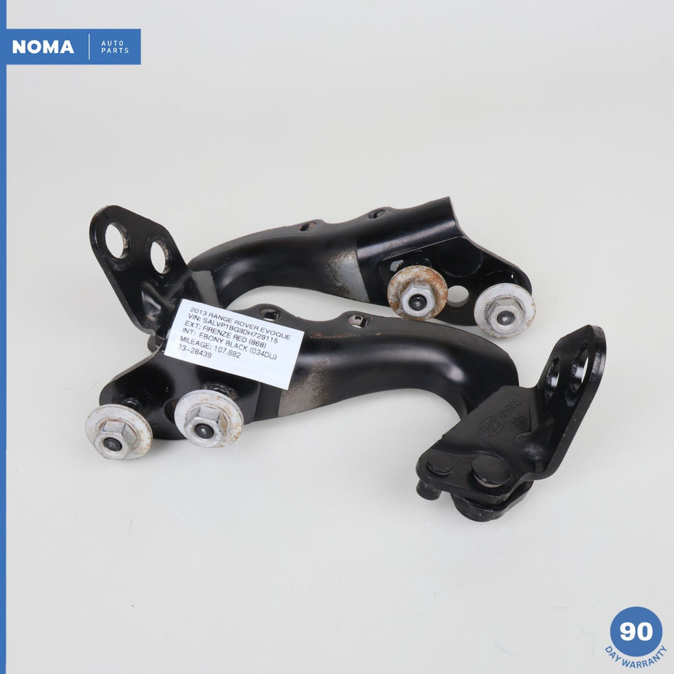 12-19 Range Rover Evoque L538 Rear Left & Right Trunk Boot Hinge Set Black OEM