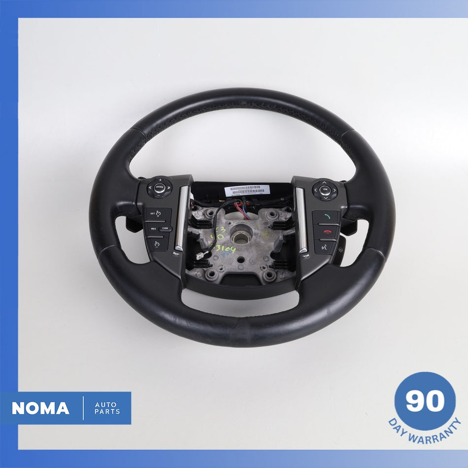 14-16 Land Rover L319 LR4 Steering Wheel w/ Paddle Shifters Black LR052229 OEM