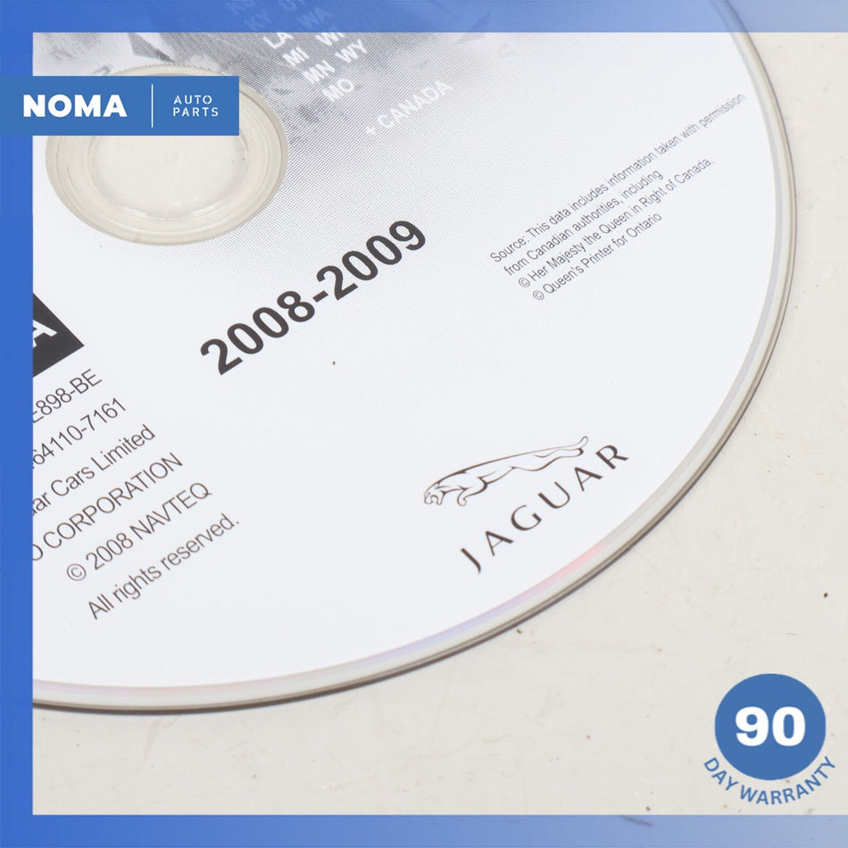 2007 Jaguar X150 XK Navigation System Disc DVD USA Canada 6W8310E898BE OEM