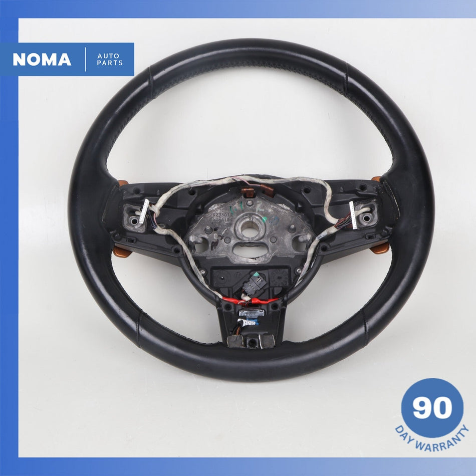 14-20 Jaguar X152 F-Type Steering Wheel w/ Paddle Shifters Black OEM 85k