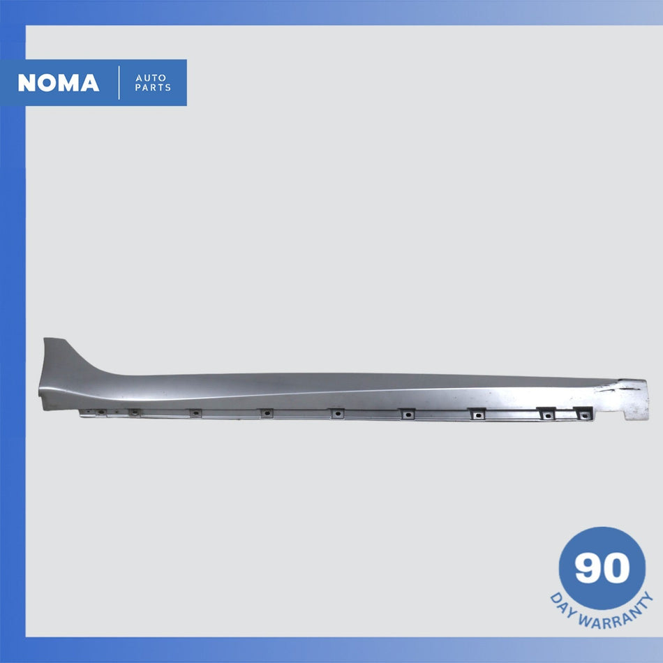 10-19 Jaguar X351 XJL Right Passenger Side Skirt Rocker Panel Molding Silver OEM