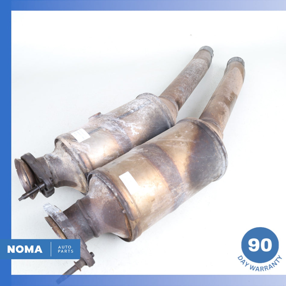 10-12 Jaguar X351 XJL XJ 5.0L Left & Right Side Exhaust Downpipe Set OEM