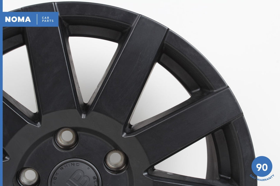 06-12 Porsche Cayman 987C 8x18 10 Spoke Alloy Wheel Rim Black Rhino Journey