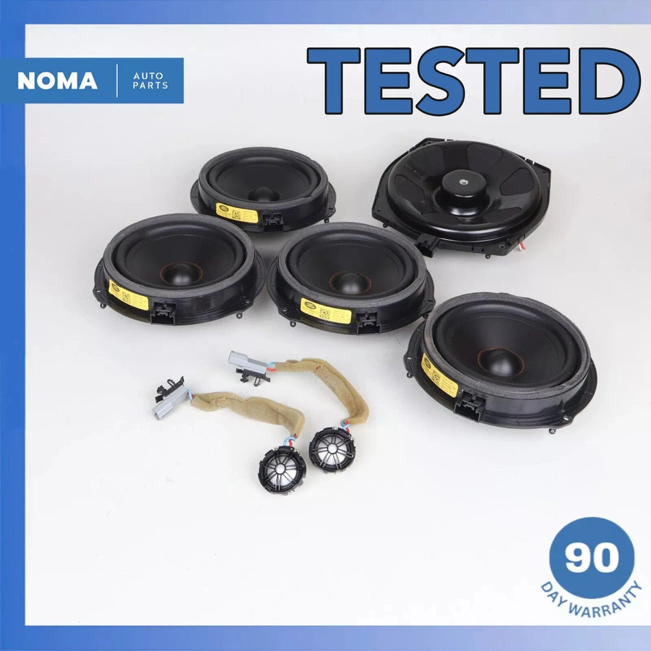 12-19 LR Range Rover Evoque L538 Front & Rear Hi-Line 600W Speaker Set OEM