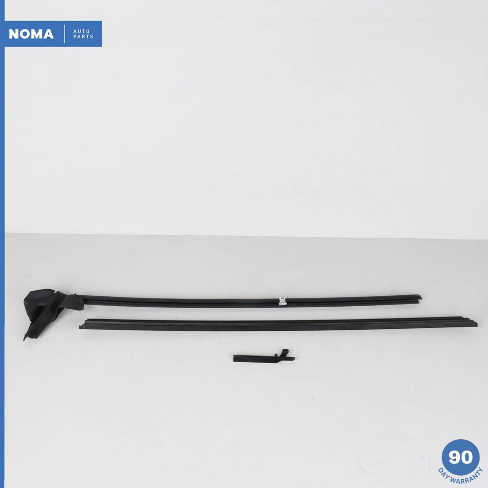 14-24 Jaguar X152 F-Type Convertible Left Door Exterior Window Molding Set OEM