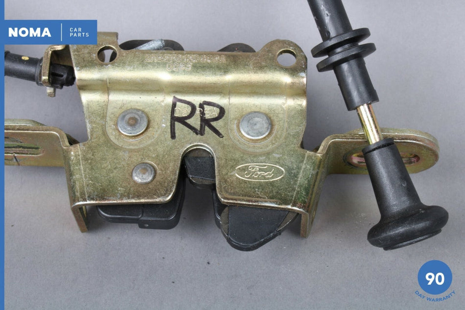 03-08 Jaguar S-Type R X202 Rear Right Side Seat Release Lock Latch w/ Cable OEM