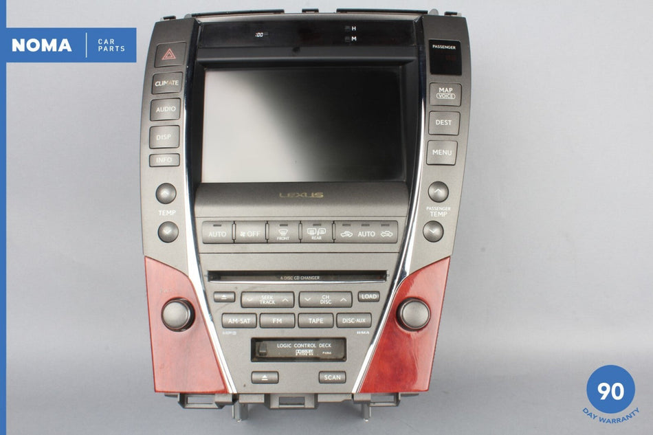 07-09 Lexus XV40 ES350 Dash GPS Cassette Player Navigation Display w/ Switch OEM