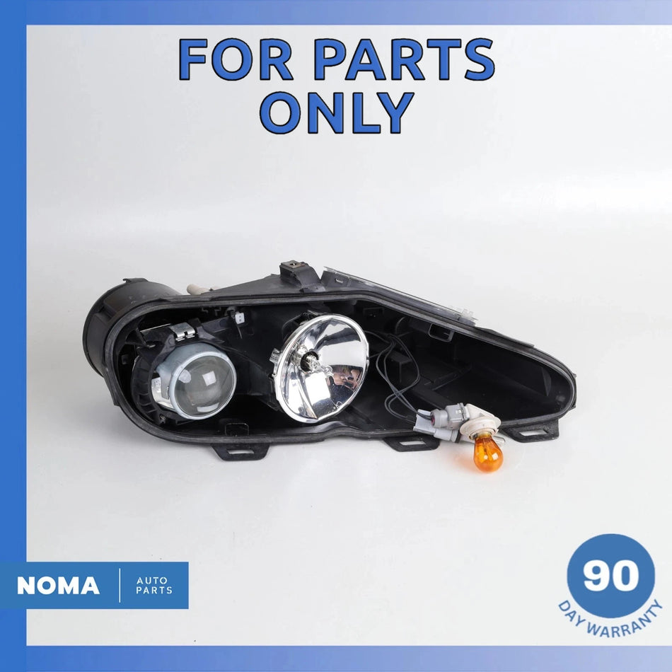 03-06 Jaguar X100 XK8 Right Headlight Lamp Xenon HID Black Back OEM FOR PARTS