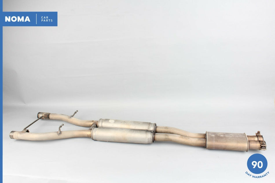 10-11 Jaguar XF X250 5.0L Rear Middle Center Exhaust Silencer Muffler Pipe OEM
