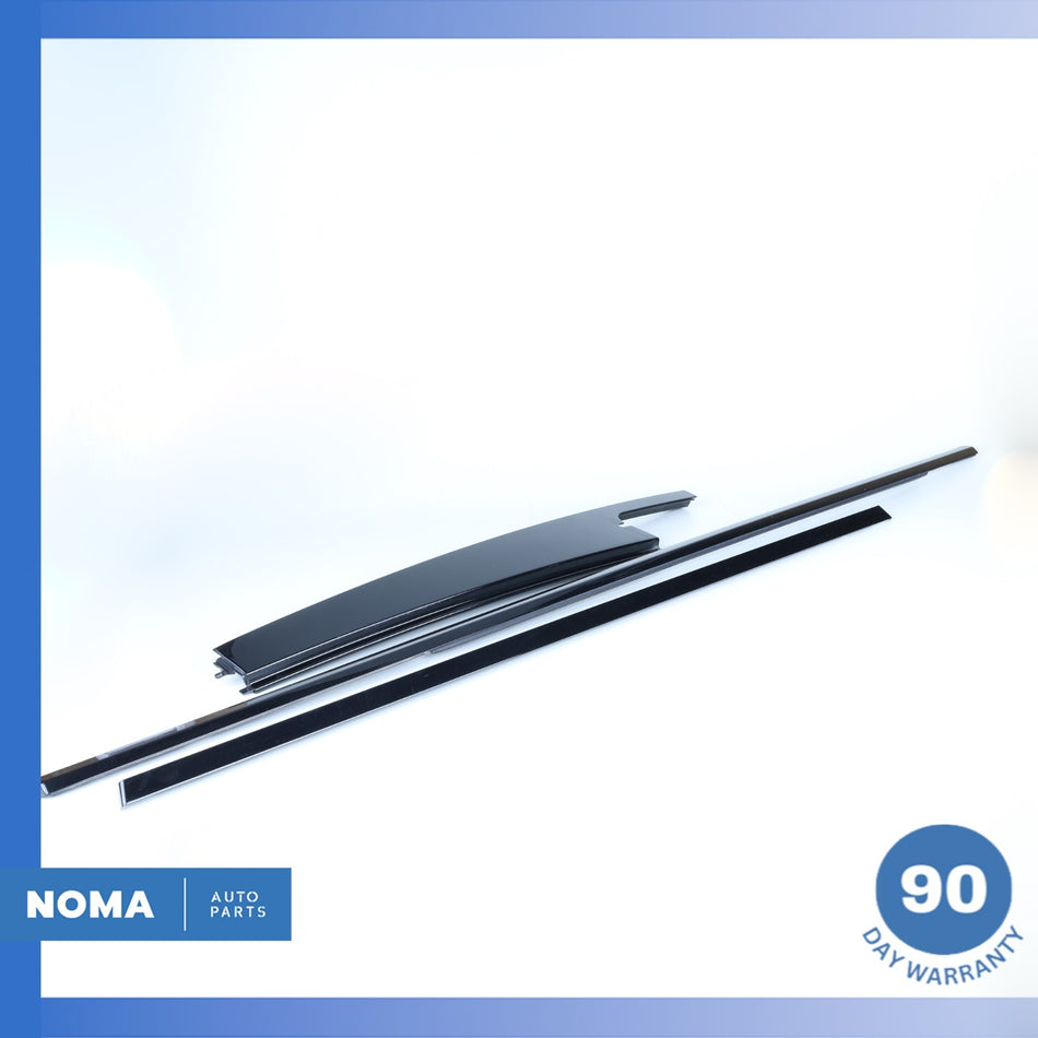 14-22 LR Range Rover L405 LWB Rear Left Door Window Molding Trim Set Black OEM