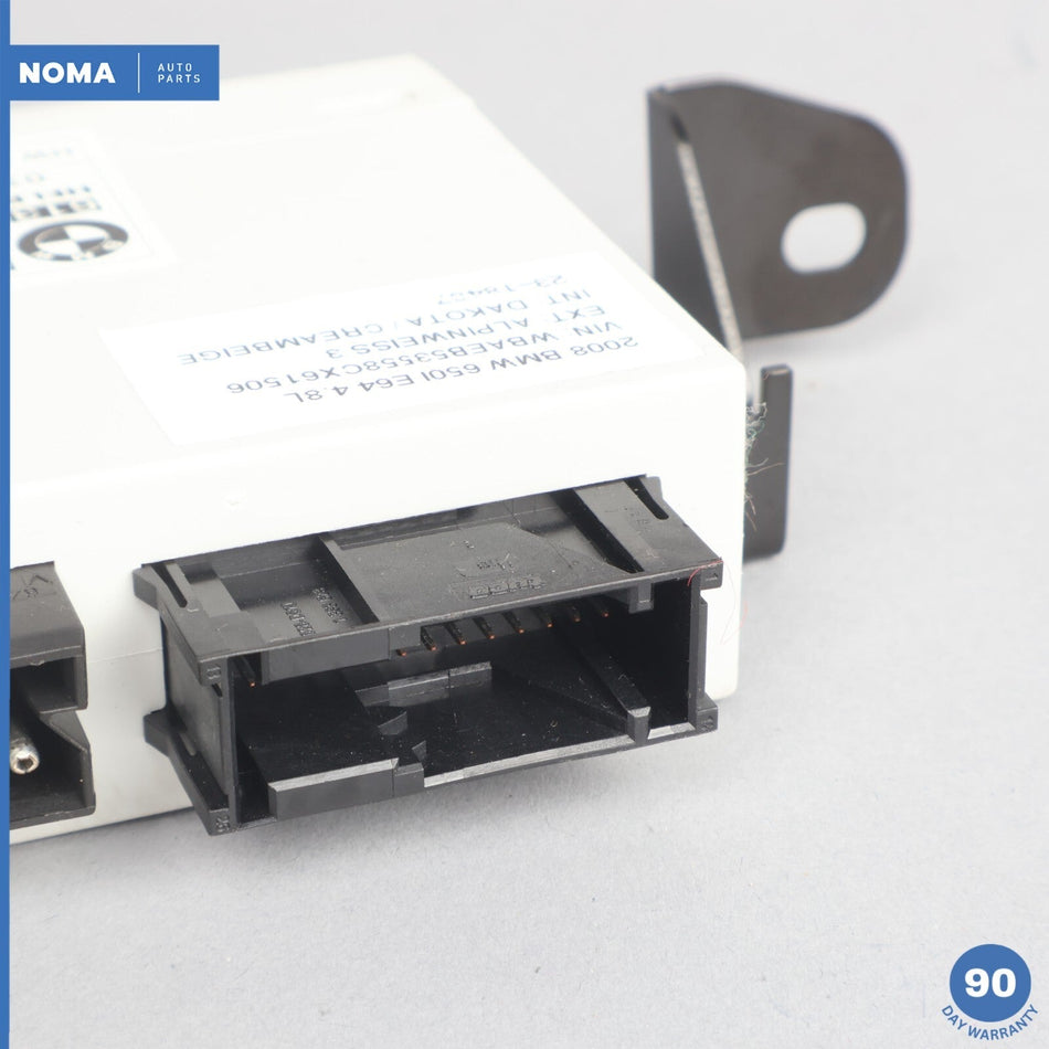 06-10 BMW 650i E64 Convertible Folding Top Control Module 61357198397 OEM